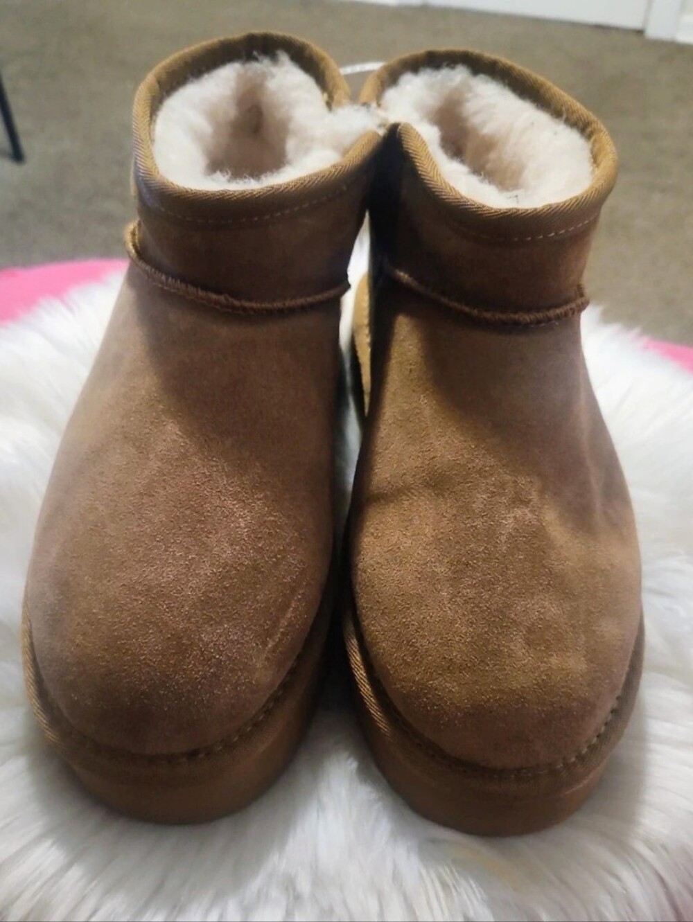Bear Paw Suede Girls Youth Ankle Boots